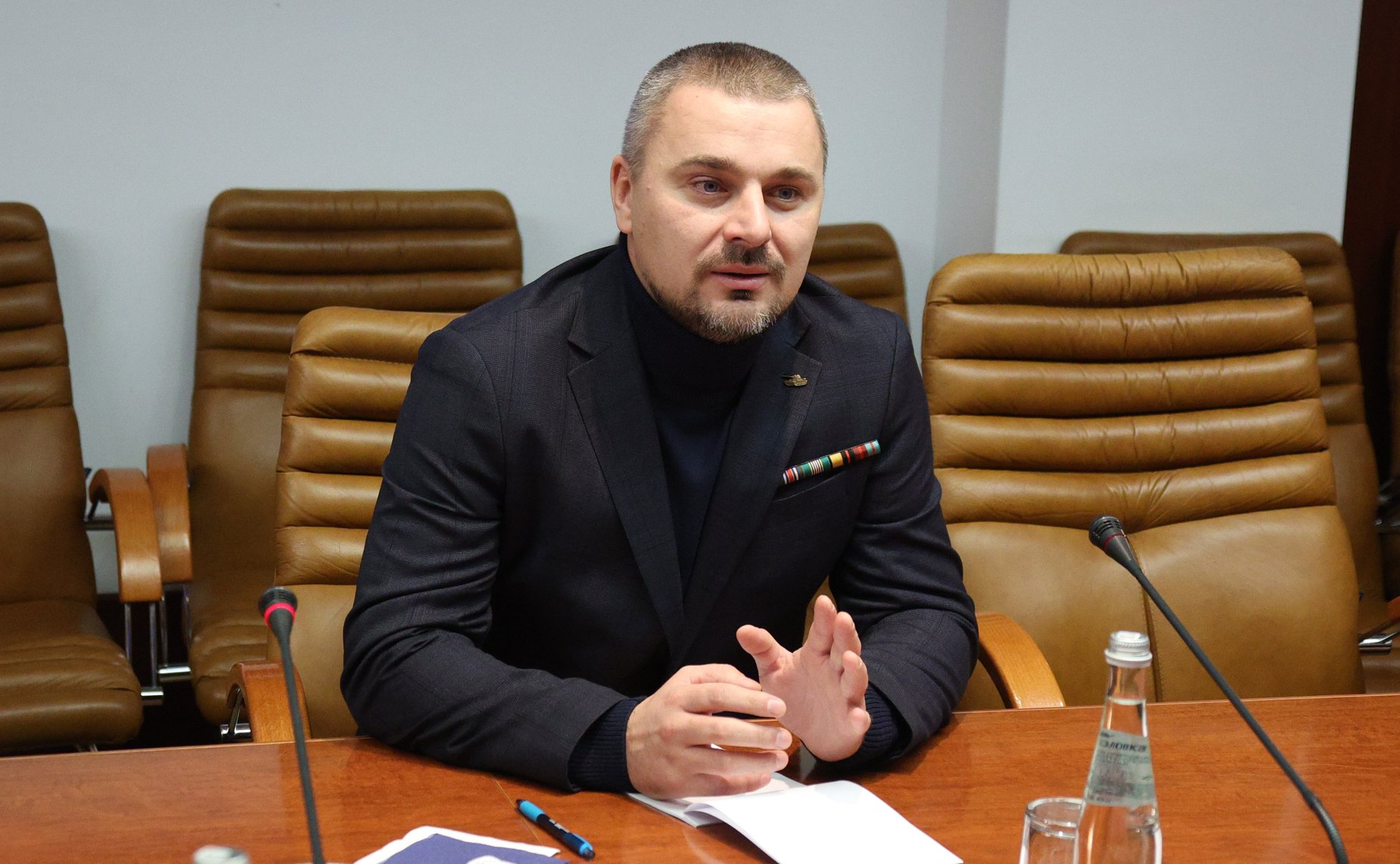 Встреча заместителя Председателя Совета Федерации Константина Косачева с председателем Национального координационного комитета «Победа» Республики Молдова А. Петровичем