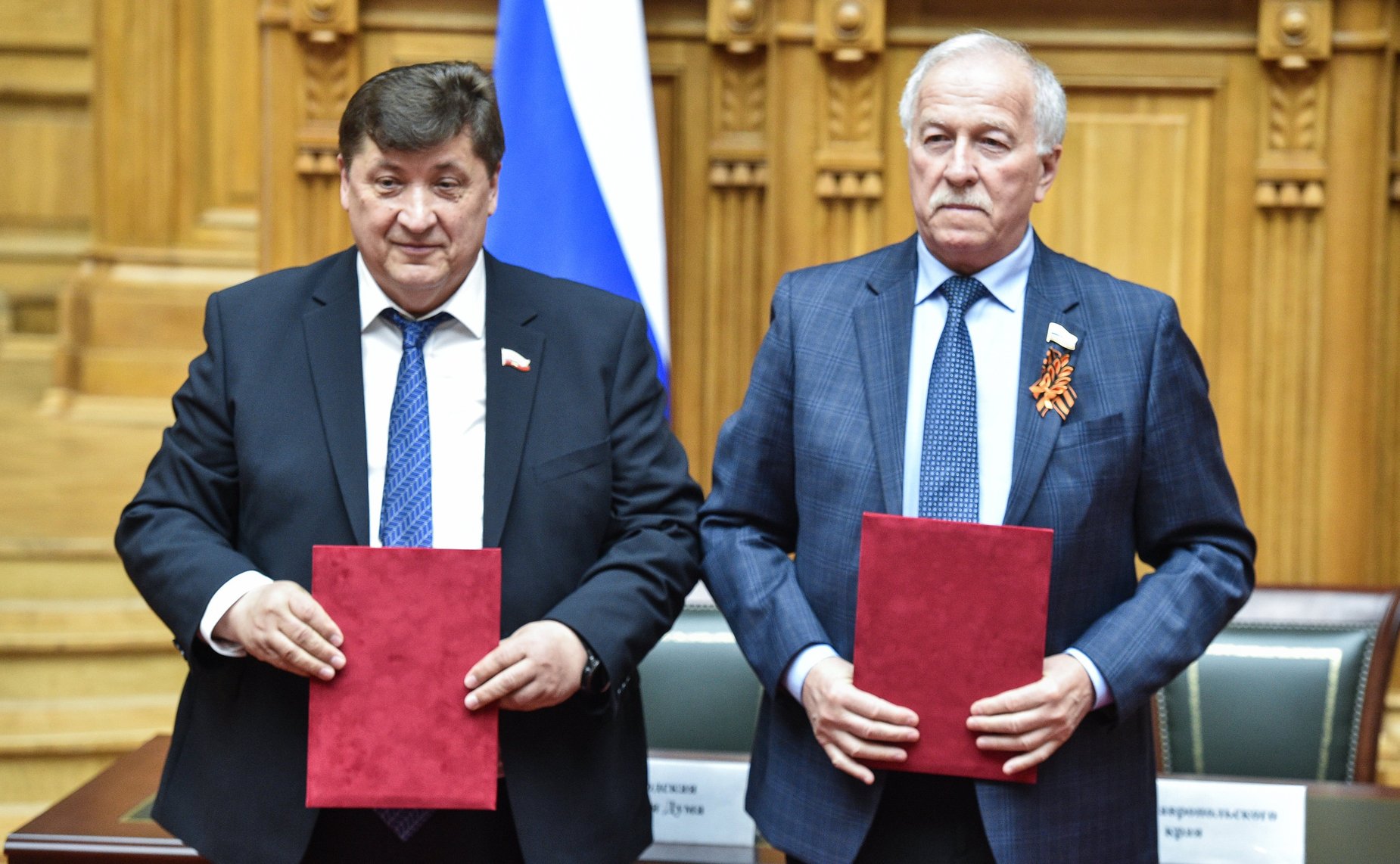 Церемонии подписания соглашений о сотрудничестве между законодательными (представительными) органами власти субъектов РФ