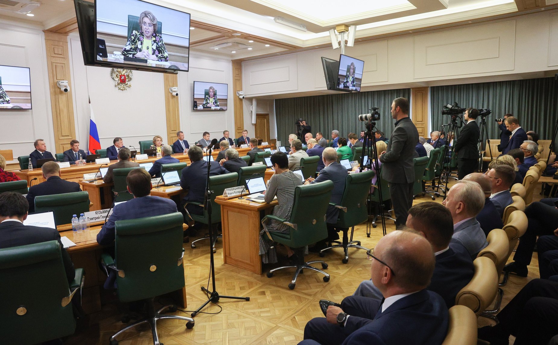 Встреча сенаторов Российской Федерации с заместителем Председателя Правительства РФ Маратом Хуснуллиным в формате «открытого диалога»