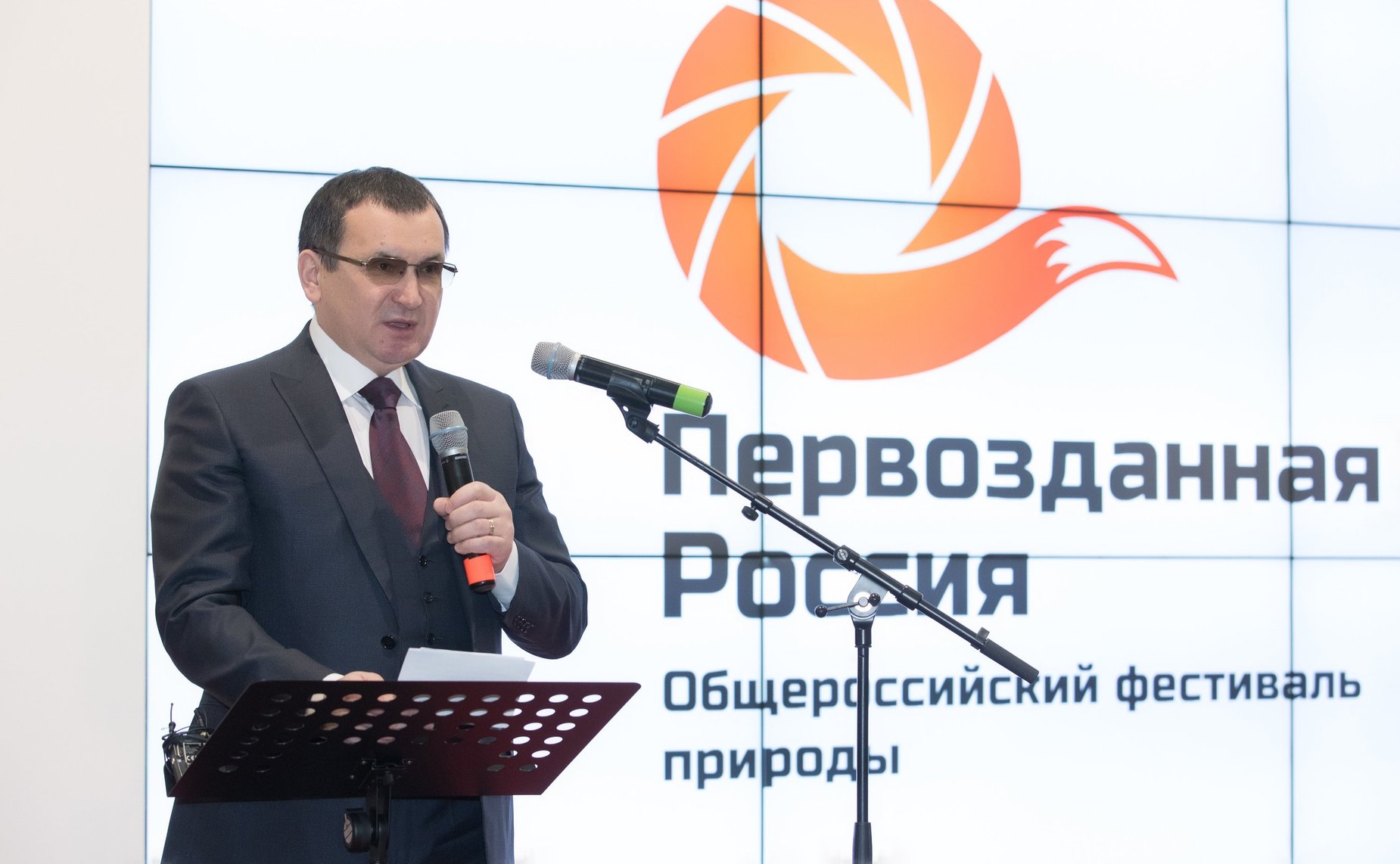 Н. Федоров на выставке «Первозданная Россия»