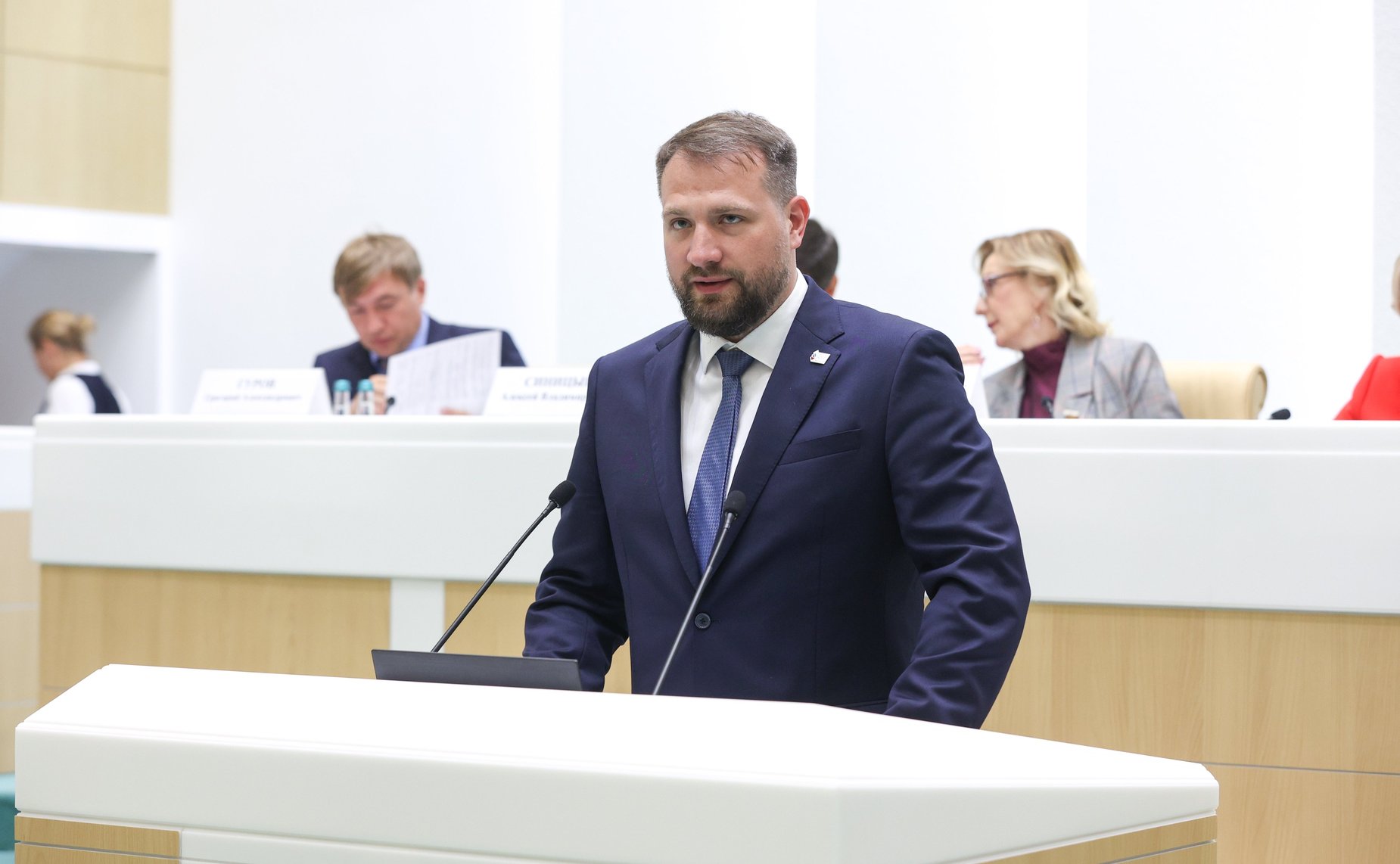 Заседание Палаты молодых законодателей при Совете Федерации