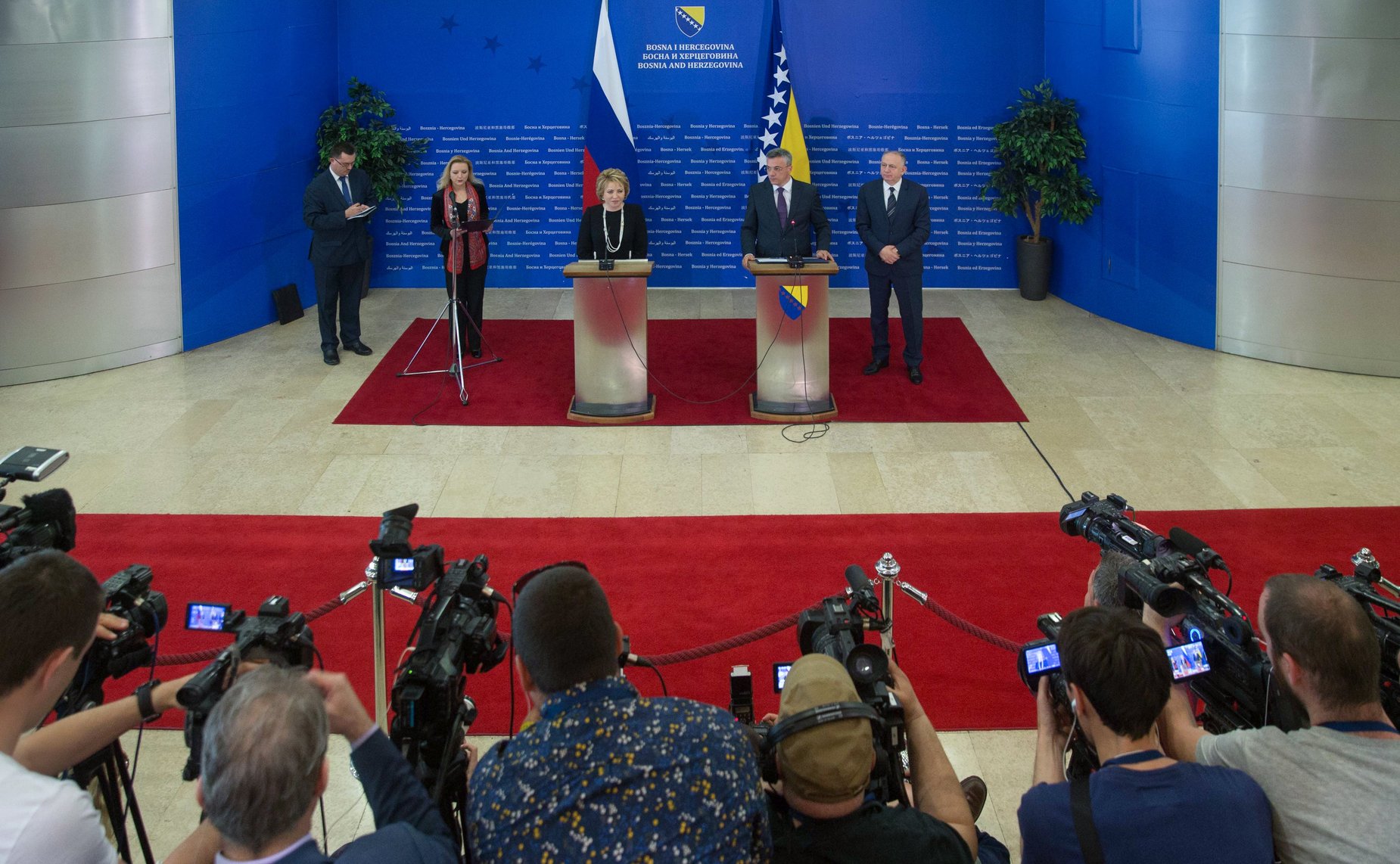 В. Матвиенко провела встречу с Президентом Республики Сербской М ...