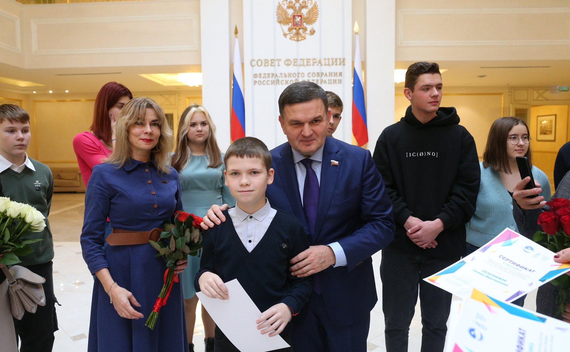 Экскурсия по зданию СФ для Ленинградского областного отделения Российского детского фонда