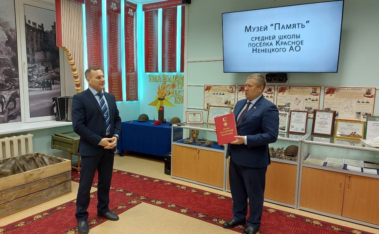 Денис Гусев побывал в посёлке Красное муниципального образования «Приморско-Куйский сельсовет» Заполярного района Ненецкого АО