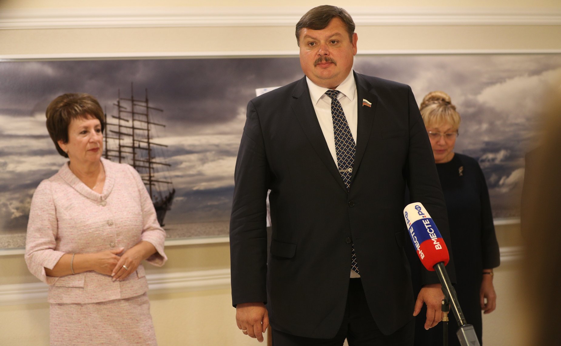 Открытие в Совете Федерации выставки, приуроченной к 80-летию начала блокады Ленинграда