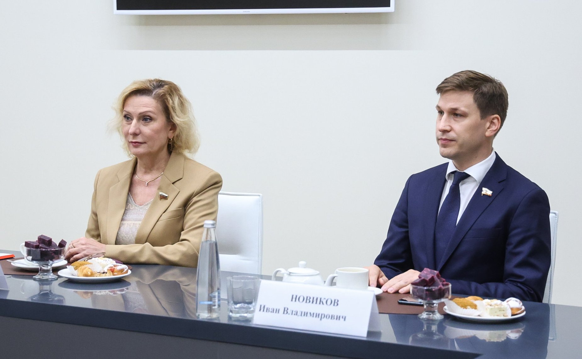 Вице-спикер Совета Федерации Инна Святенко провела рабочую встречу с губернатором Архангельской области Александром Цыбульским