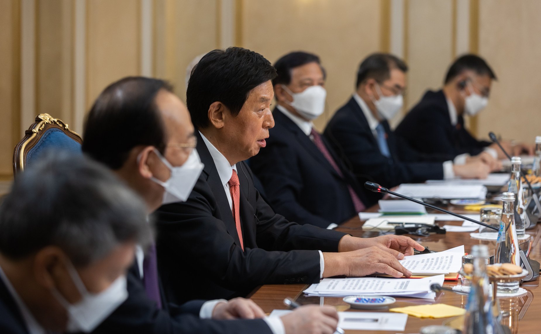 Встреча Председателя Совета Федерации Валентины Матвиенко с Председателем Постоянного комитета Всекитайского собрания народных представителей КНР Ли Чжаньшу