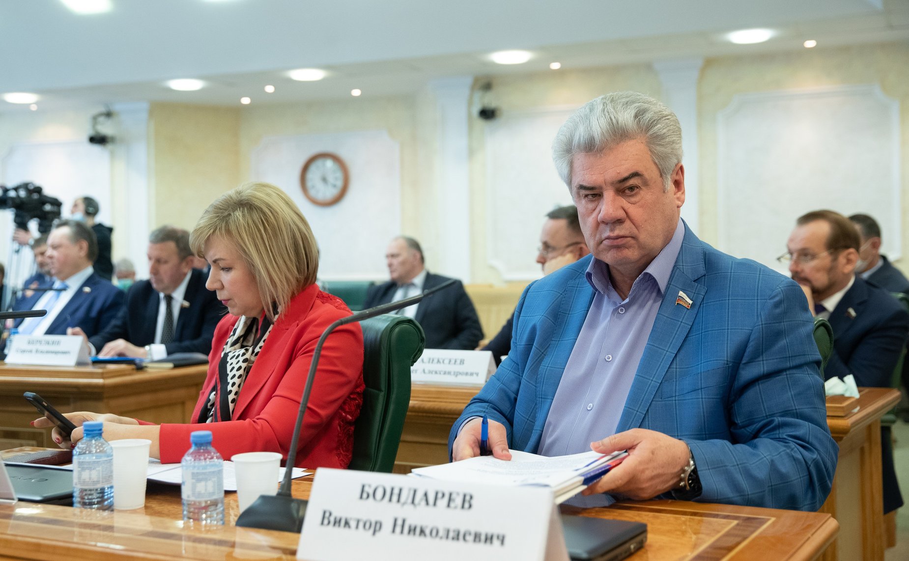 Встреча сенаторов РФ с Министром сельского хозяйства РФ Дмитрием Патрушевым в рамках подготовки «правительственного часа» на 502-м заседании Совета Федерации