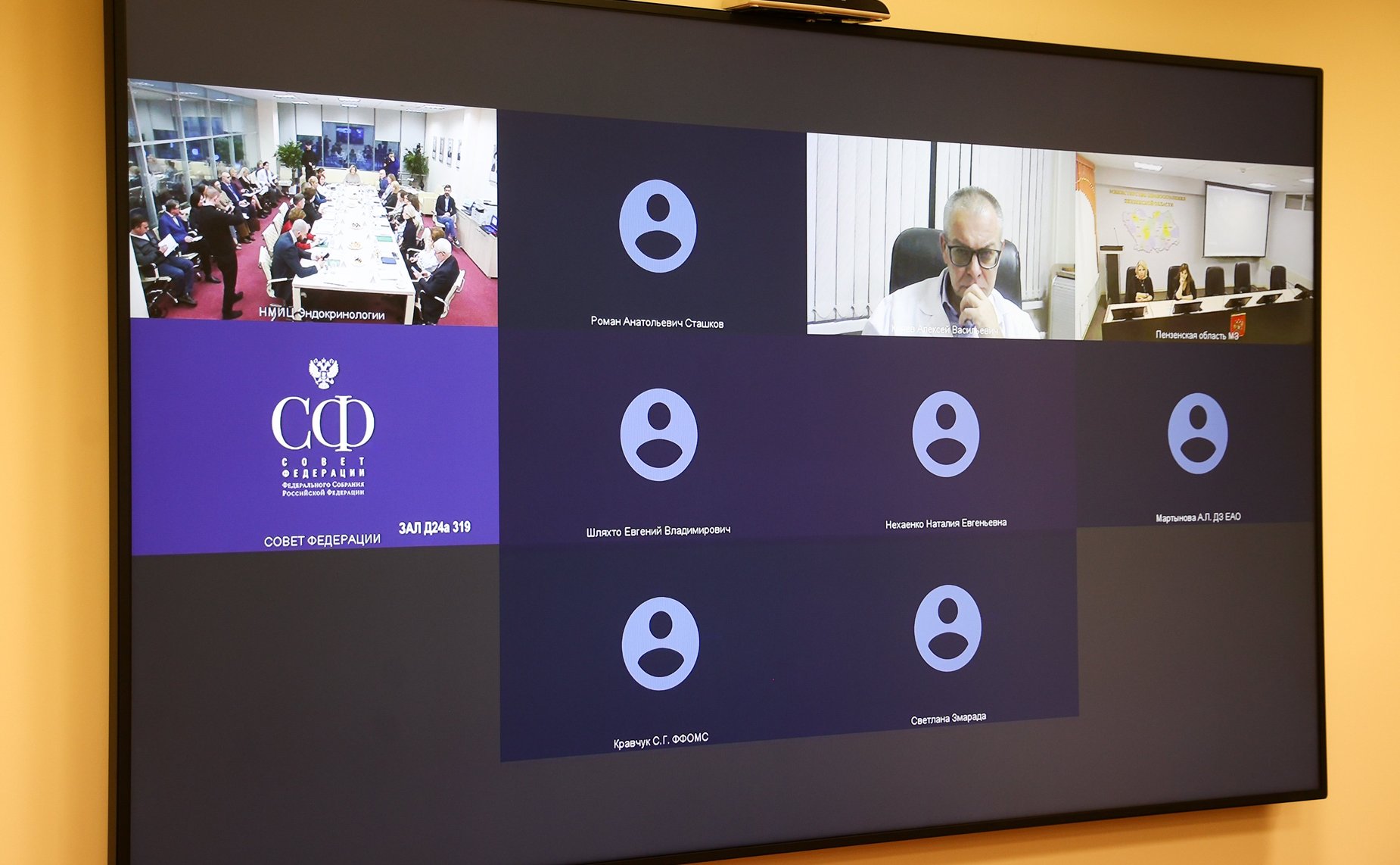 Заседание Совета по региональному здравоохранению при Совете Федерации