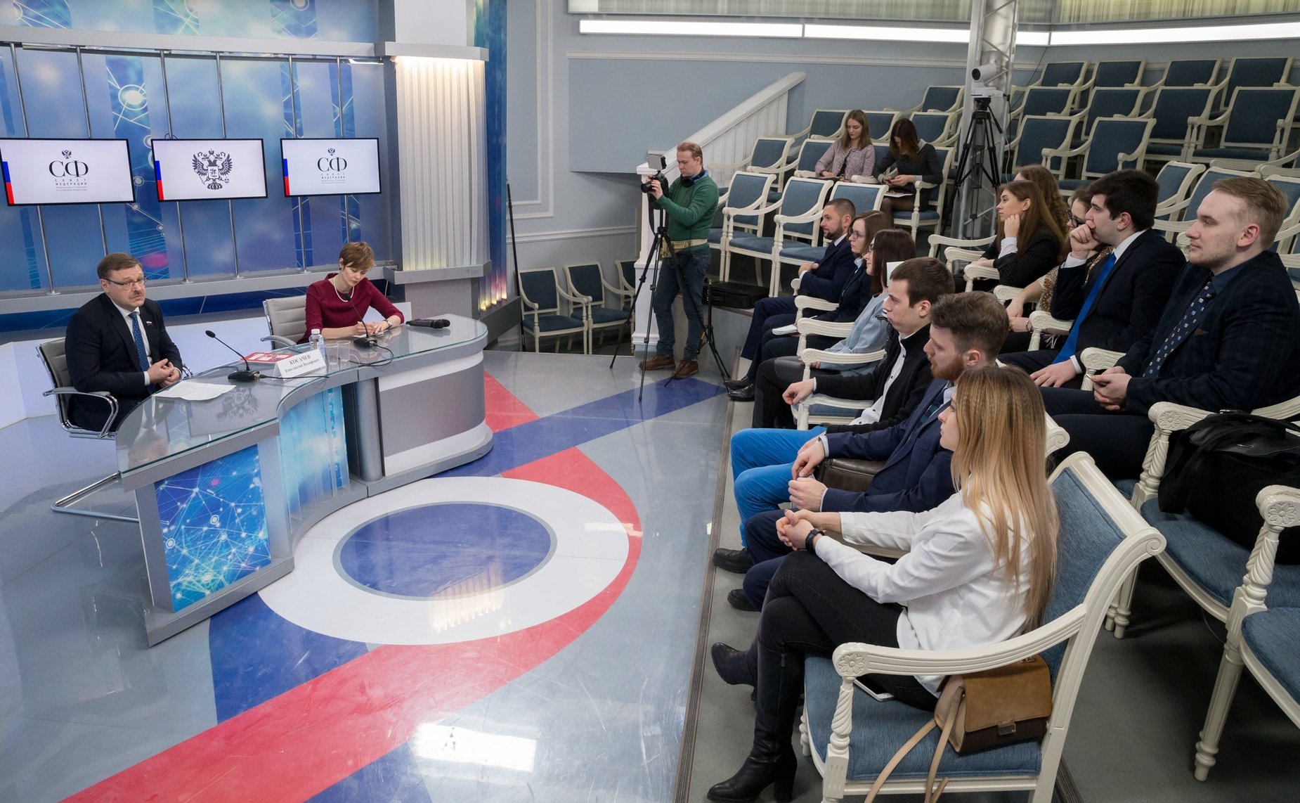 Встреча К. Косачева с группой студентов-участников курса «Общественная дипломатия»