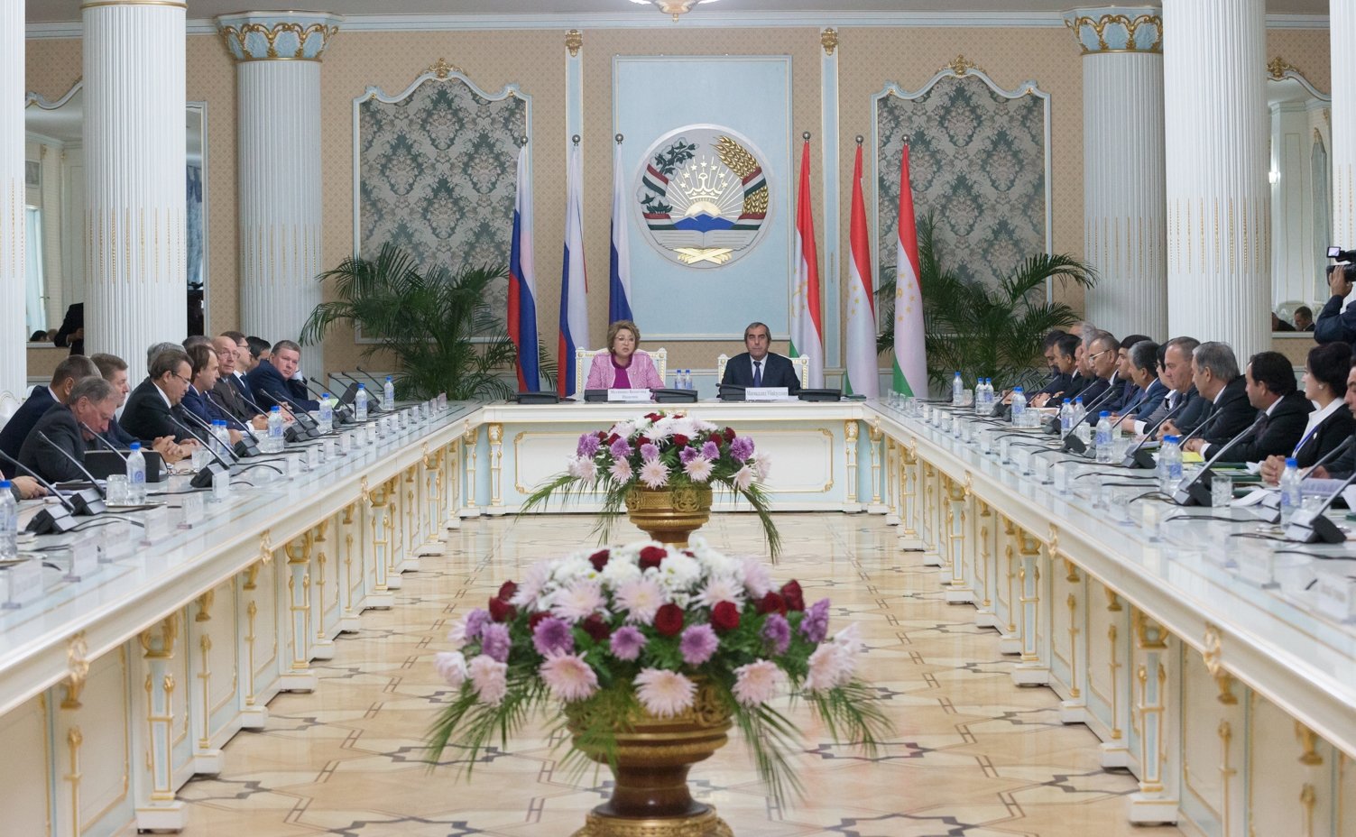 Открытие V Межпарламентского форума «Россия – Таджикистан: потенциал межрегионального сотрудничества» в Душанбе