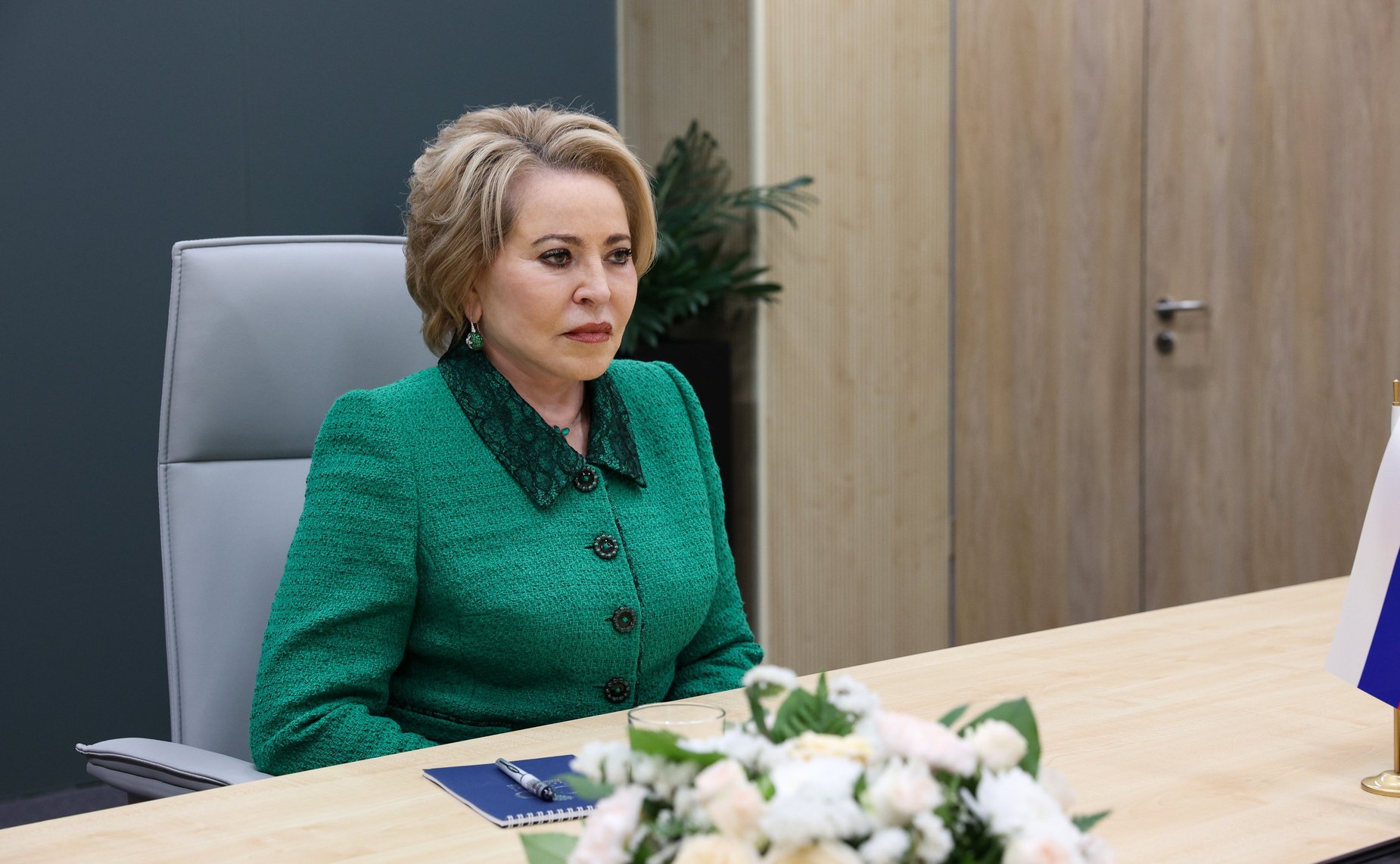 Встреча Председателя СФ Валентины Матвиенко с Председателем Совета Республики Национального собрания Республики Беларусь Натальей Кочановой