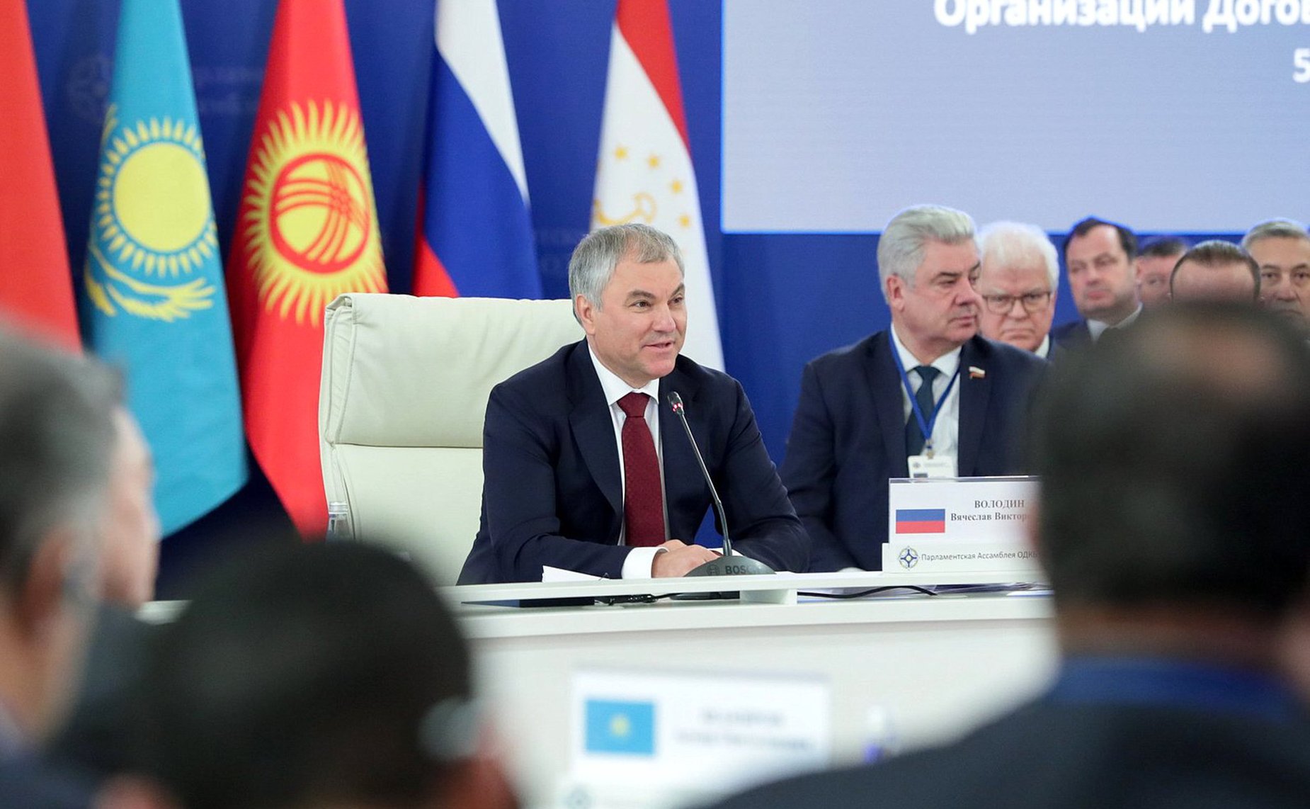 Участие членов делегации СФ в делегации Федерального Собрания РФ в ПА ОДКБ в совместном заседании Совета и 15-м пленарном заседании ПА ОДКБ