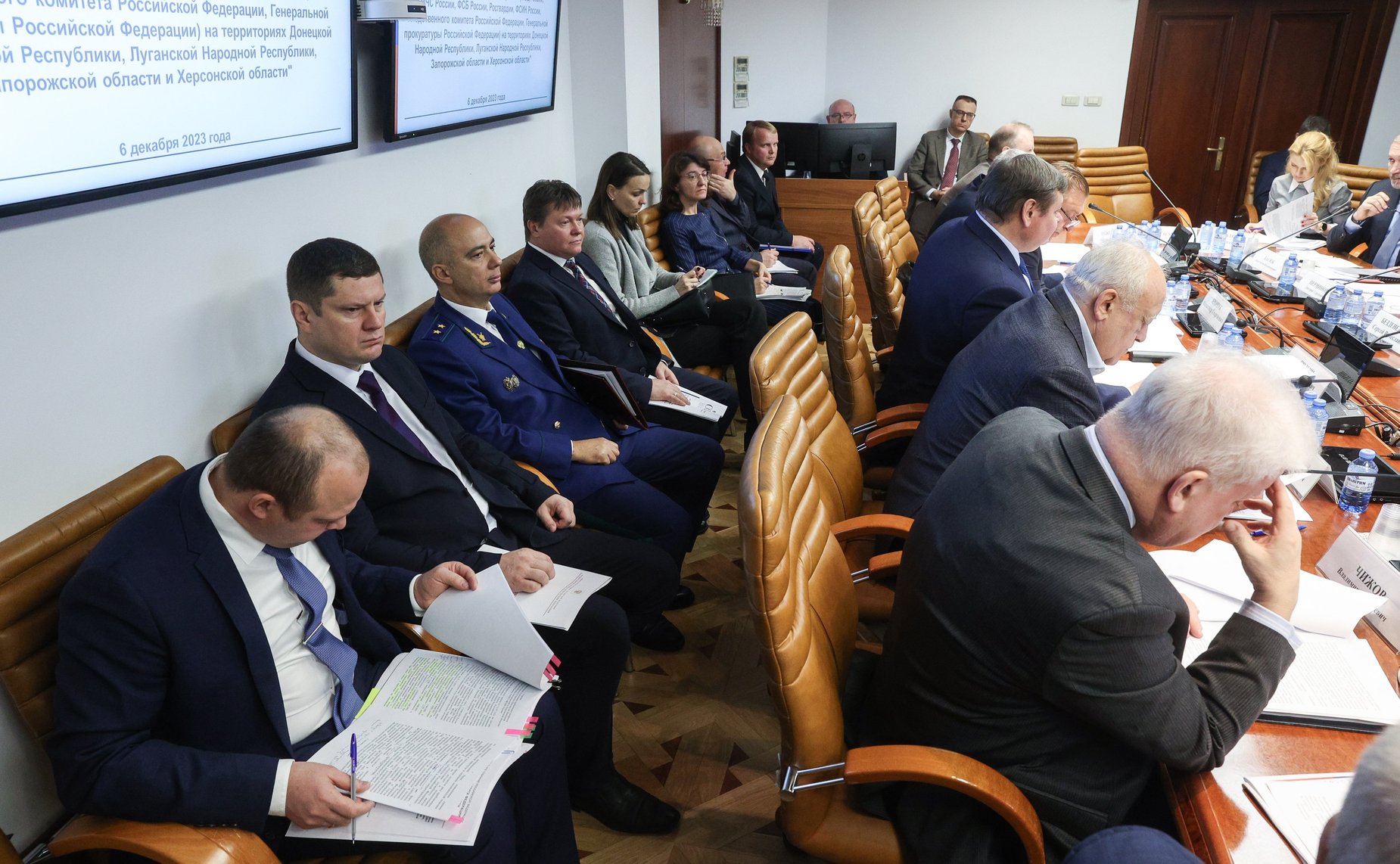 Совещание Комитета СФ по обороне и безопасности «О результатах работы по созданию территориальных подразделений государственных органов на территориях ДНР, ЛНР, Запорожской и Херсонской областей»