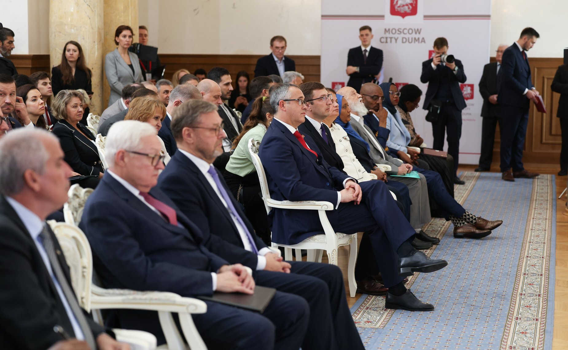 Церемония визирования заявления участников Парламентского движения столиц стран БРИКС