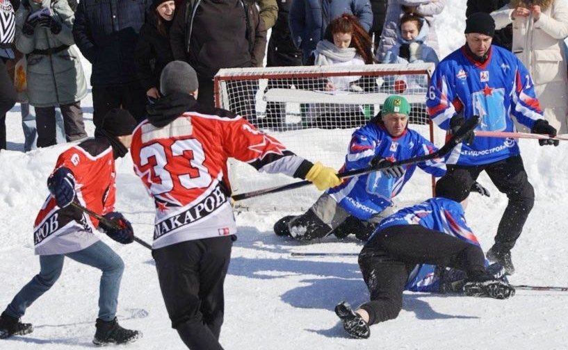 Андрей Хапочкин посетил чемпионат детсадовской хоккейной лиги «Хоккей в валенках»