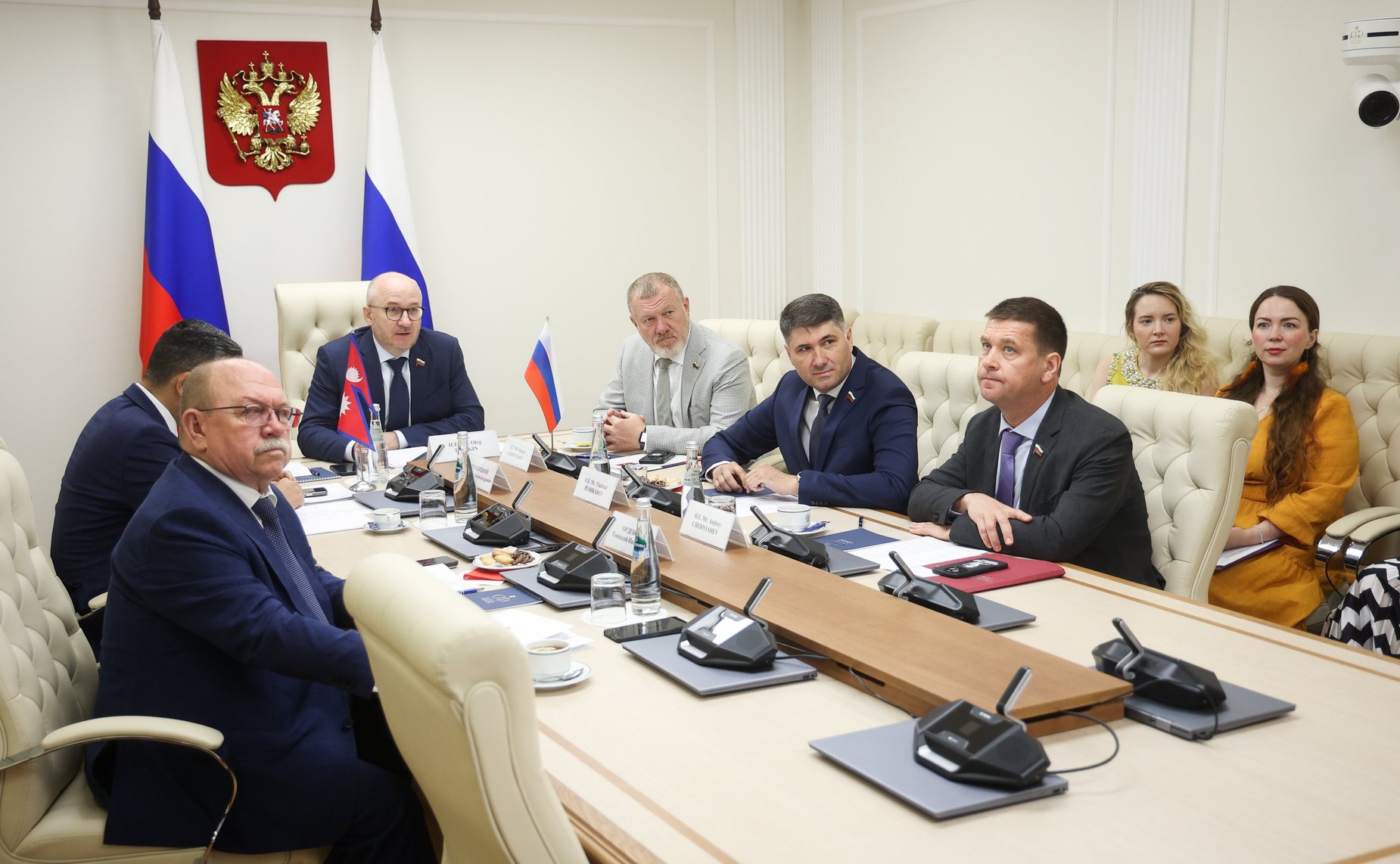 Встреча членов группы по сотрудничеству Совета Федерации с Национальным собранием Федерального парламента Непала
