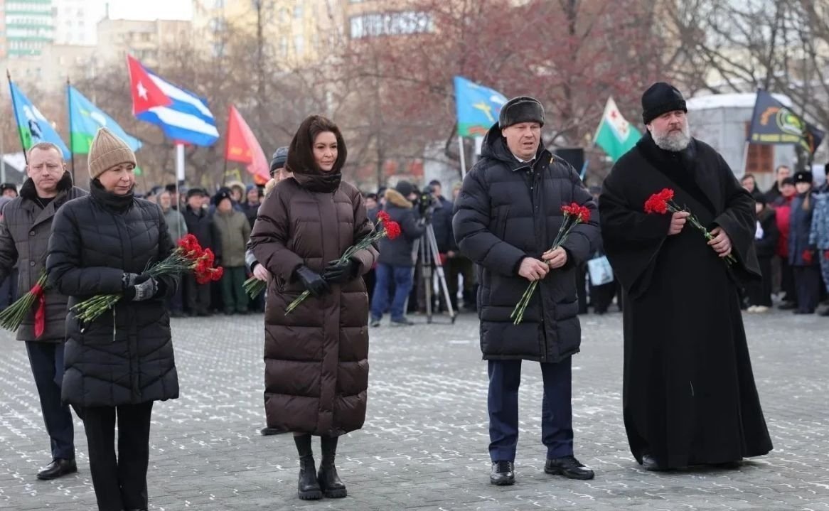 Наталья Котова приняла участие в памятных мероприятиях в Челябинске в честь 37‑й годовщины вывода советских войск из Афганистана