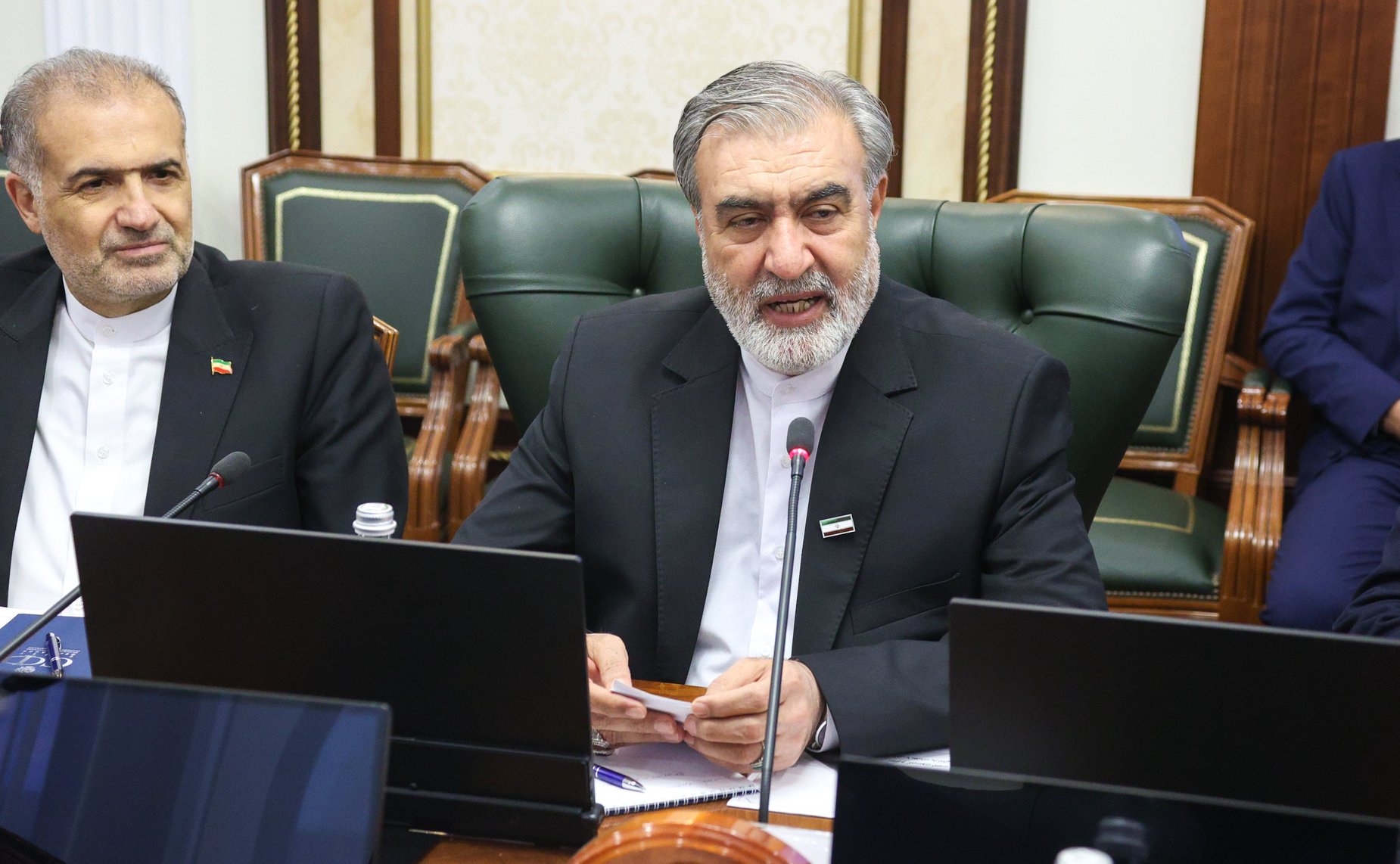 Встреча сенаторов РФ с председателем Комиссии по национальной безопасности и внешней политике Меджлиса Исламского Совета Исламской Республики Иран