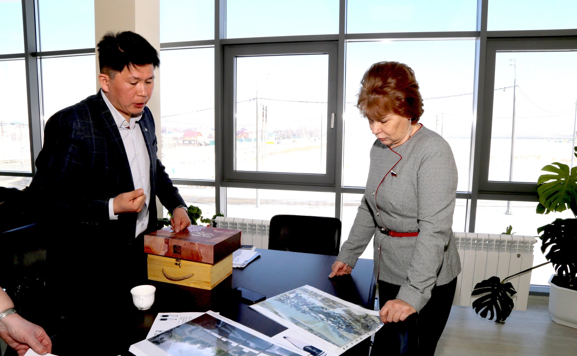 Татьяна Гигель в ходе рабочей командировки по региону побывала в недавно открывшемся агропромышленном парке «Амза»