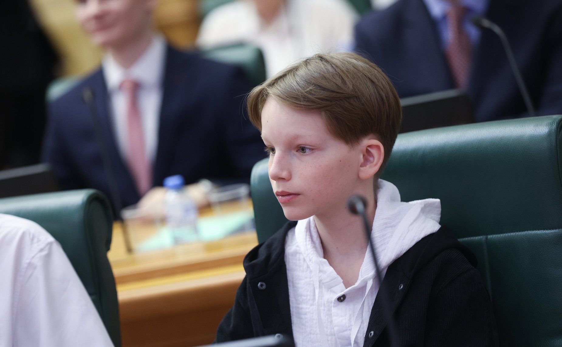 Встреча председателя Комитета Совета Федерации по науке, образованию и культуре Лилии Гумеровой с участниками Всероссийского конкурса «Моя страна-моя Россия»