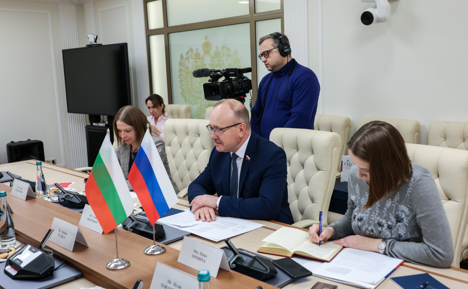 Встреча Василия Иконникова с политическими деятелями Республики Болгария