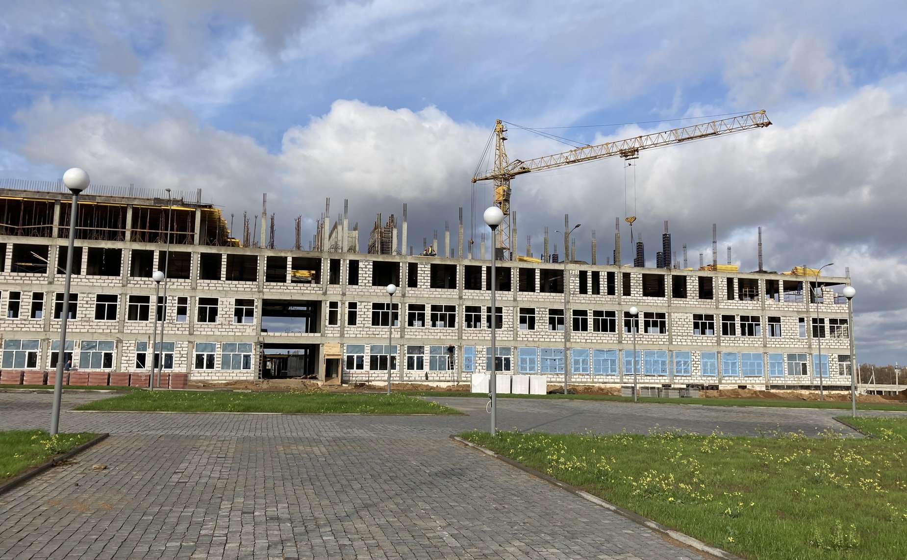 Сенатор посетил строительную площадку кампуса Калужского филиала МГТУ им. Н.Э. Баумана