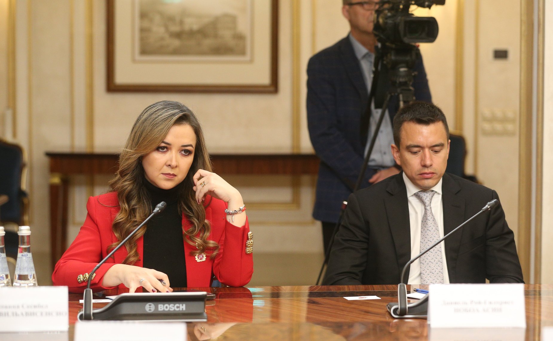 Константин Косачев провел встречу с первым заместителем Председателя Национальной ассамблеи Республики Эквадор Марселой Присцилой Ольгин Наранхо