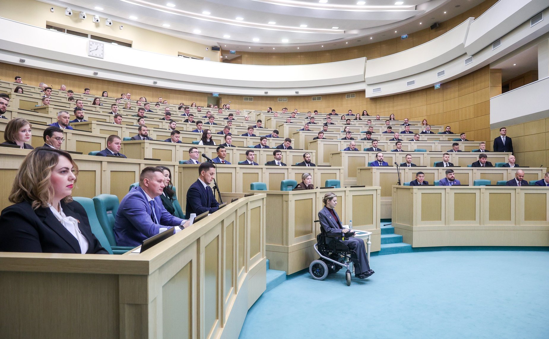 Заседание Палаты молодых законодателей при Совете Федерации