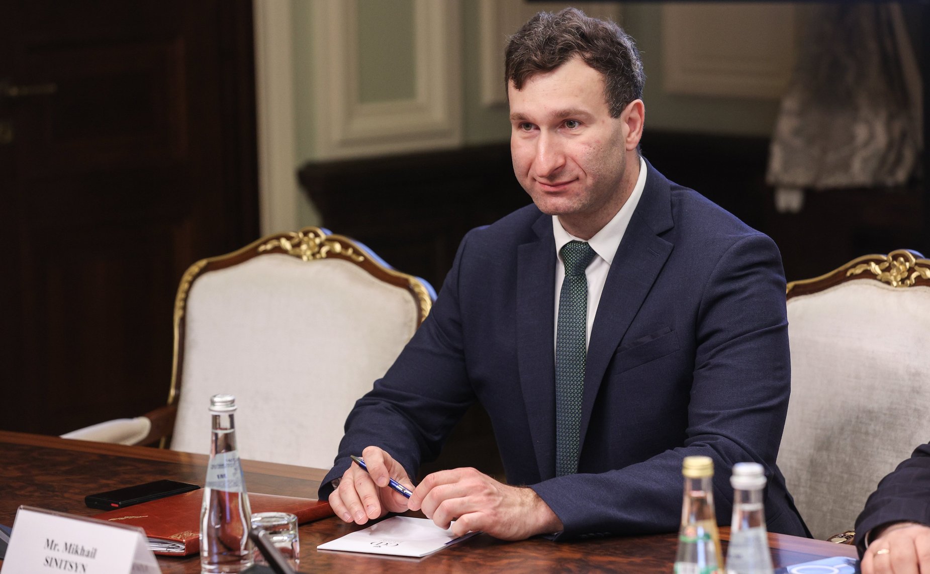 Григорий Карасин встретился с Чрезвычайным и Полномочным Послом Республики Мозамбик в Российской Федерации Жузе Матеушем Муарией Катупхой