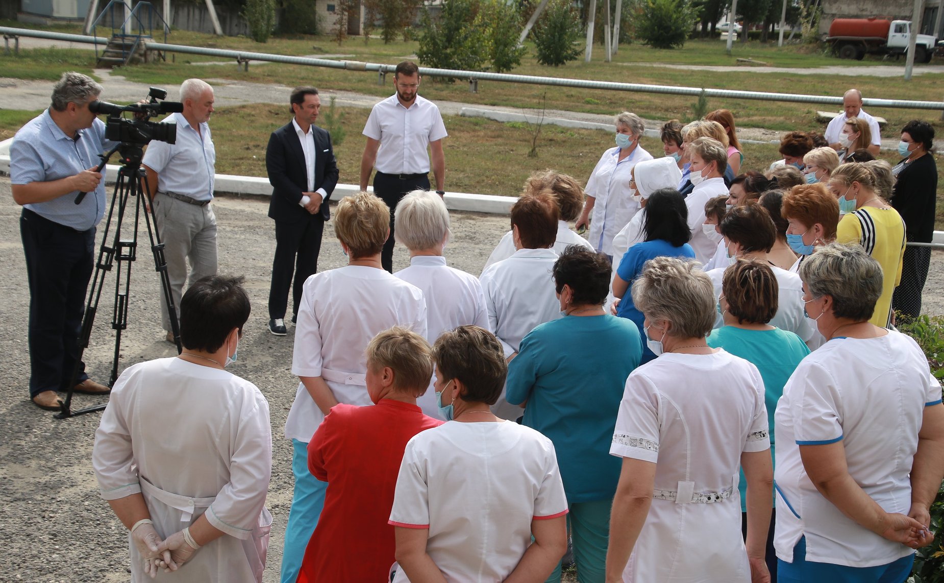 Максим Кавджарадзе посетил с рабочей поездкой Воловский муниципальный район