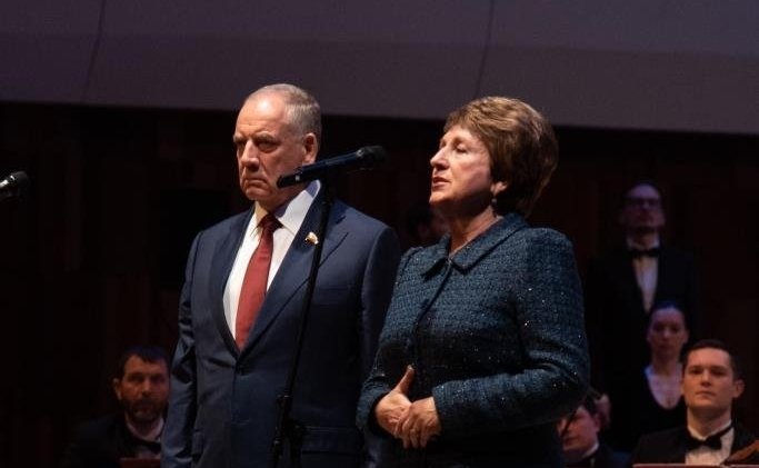 Сергей Митин и Екатерина Алтабаева приветствовали участников Второго международного музыкального фестиваля «Подвиг ратный – подвиг духовный»