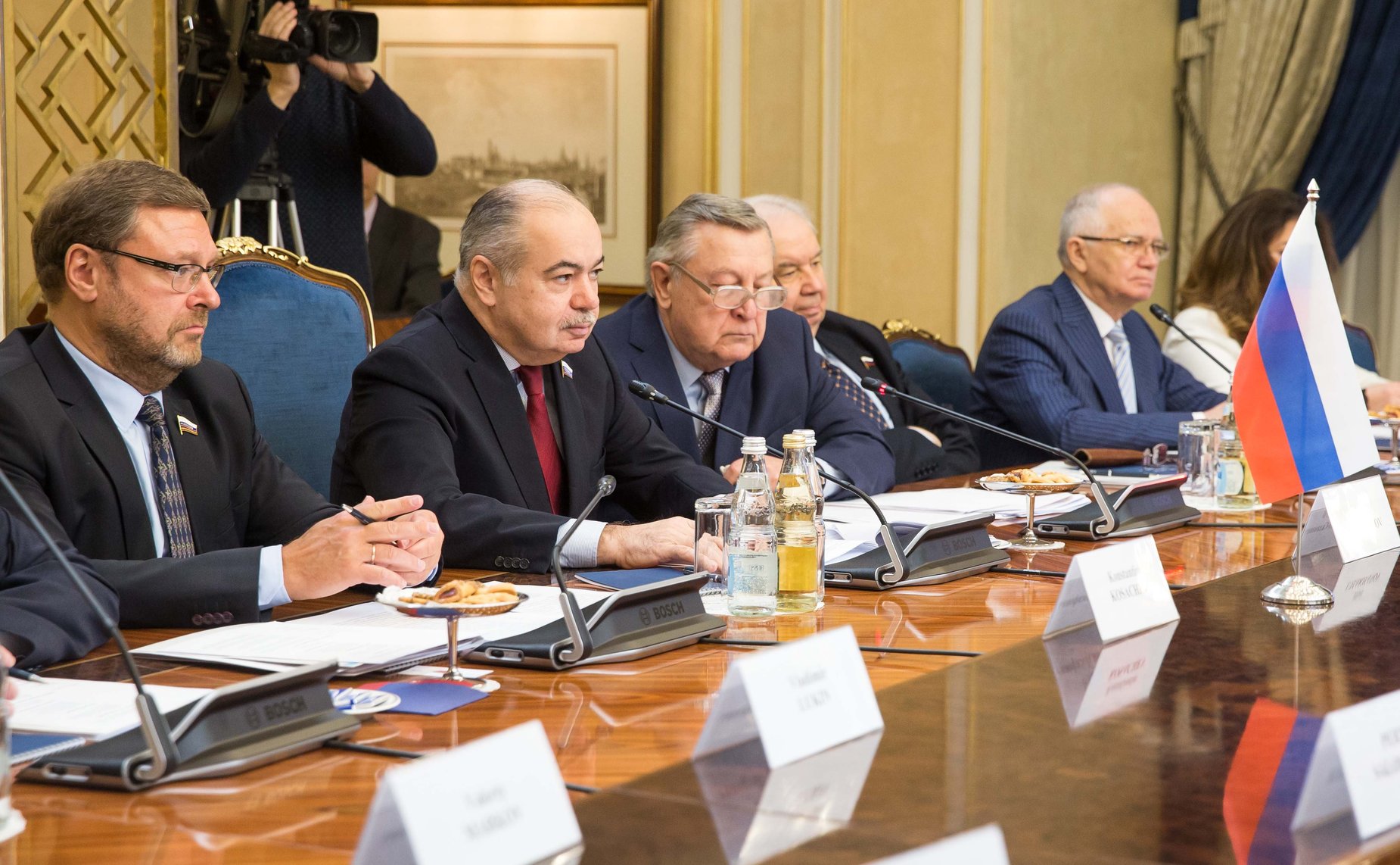 Встреча c делегацией Комитета по международным делам парламента Финляндии во главе с председателем комитета Матти Ванханеном