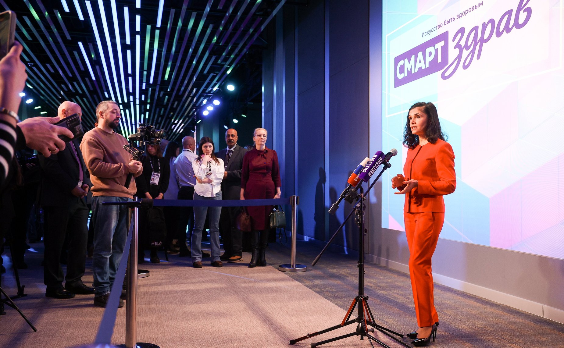 Пресс-подход по итогам пленарной сессии «Искусство быть здоровым» Конгресса «СМАРТздрав»