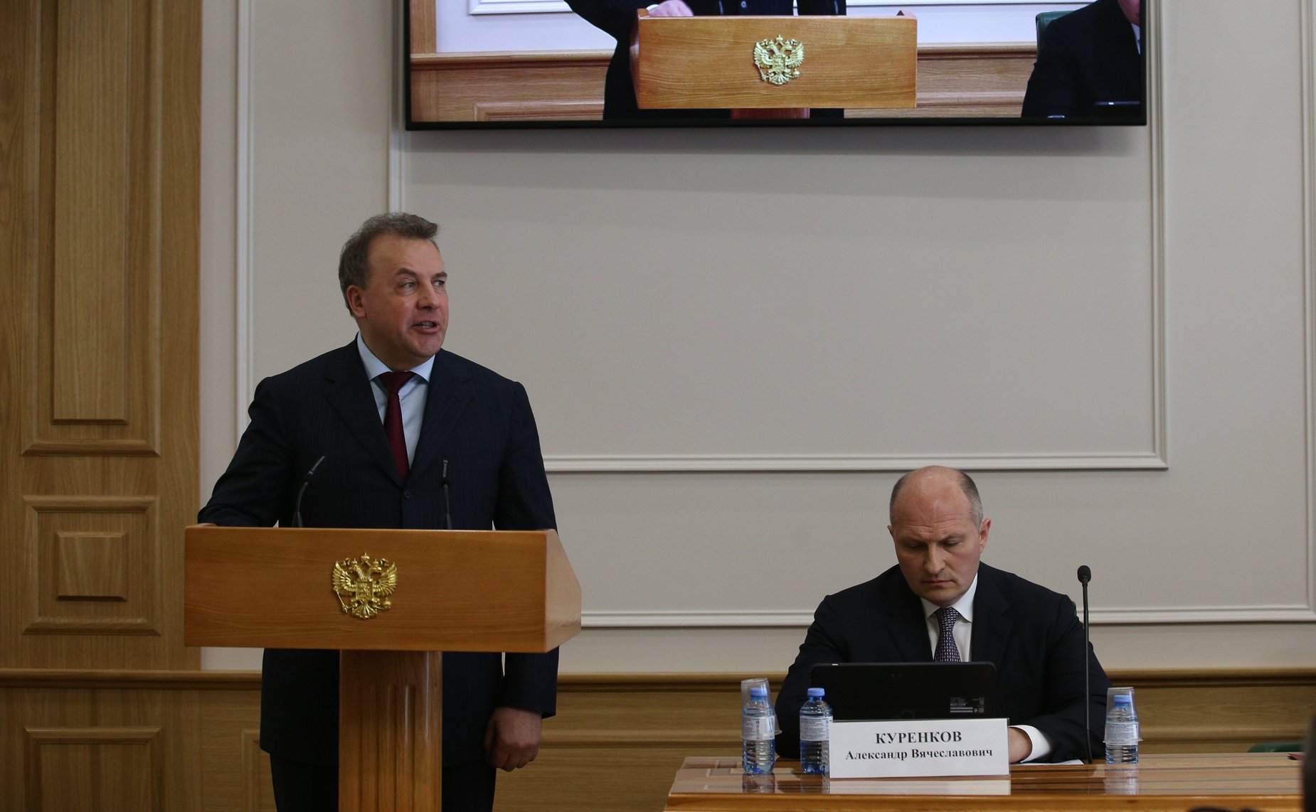 Совместное заседание комитетов СФ для проведения консультаций по кандидатуре А. Куренкова для назначения на должность главы МЧС