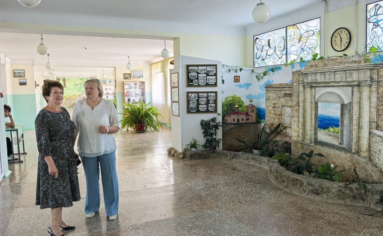 Екатерина Алтабаева посетила среднюю общеобразовательную школе № 47 им. М.П. Ситко