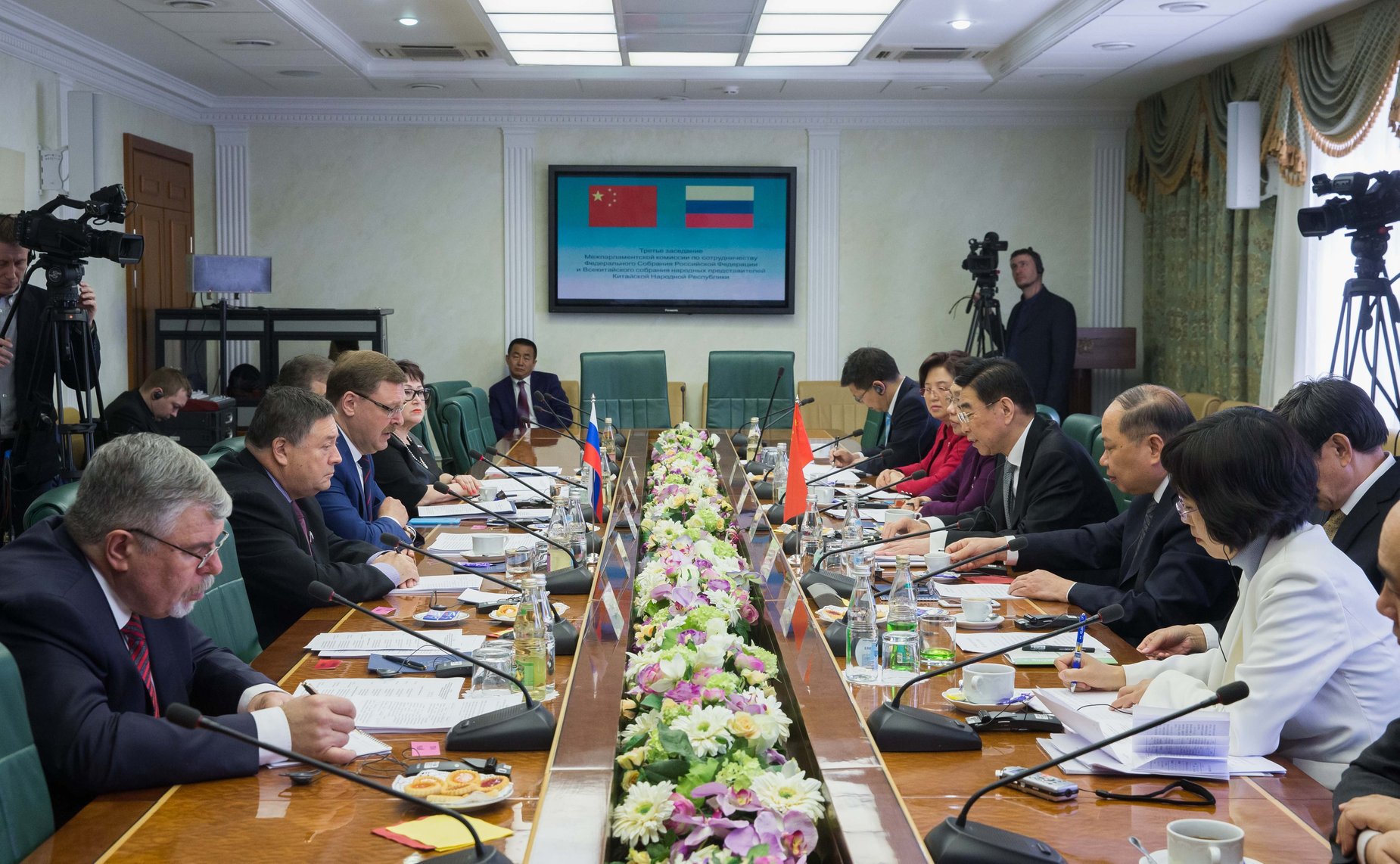 Третье заседание Межпарламентской комиссии по сотрудничеству Федерального Собрания РФ и Всекитайского собрания народных представителей КНР