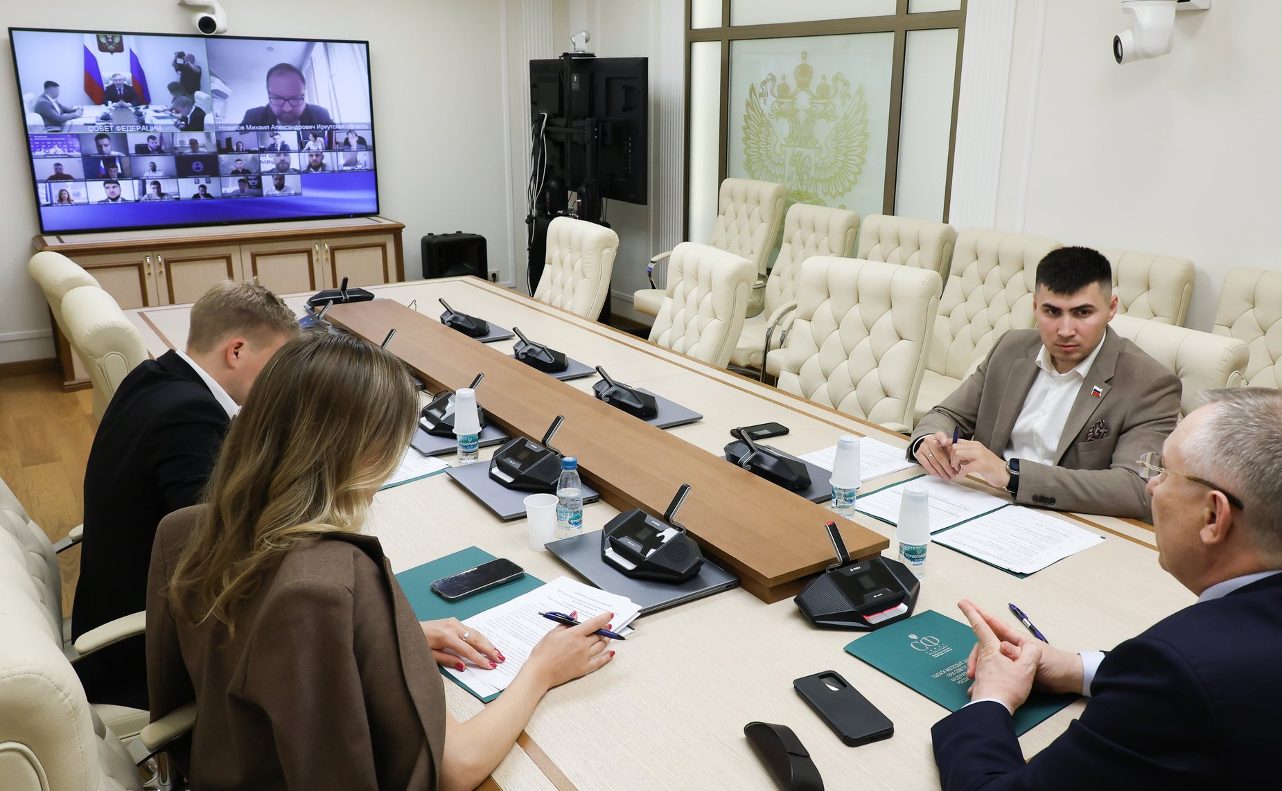 Заседание Совета Палаты молодых законодателей при Совете Федерации