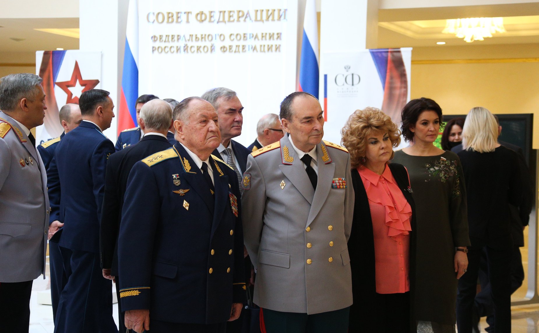 Открытие в Совете Федерации выставки Министерства обороны РФ