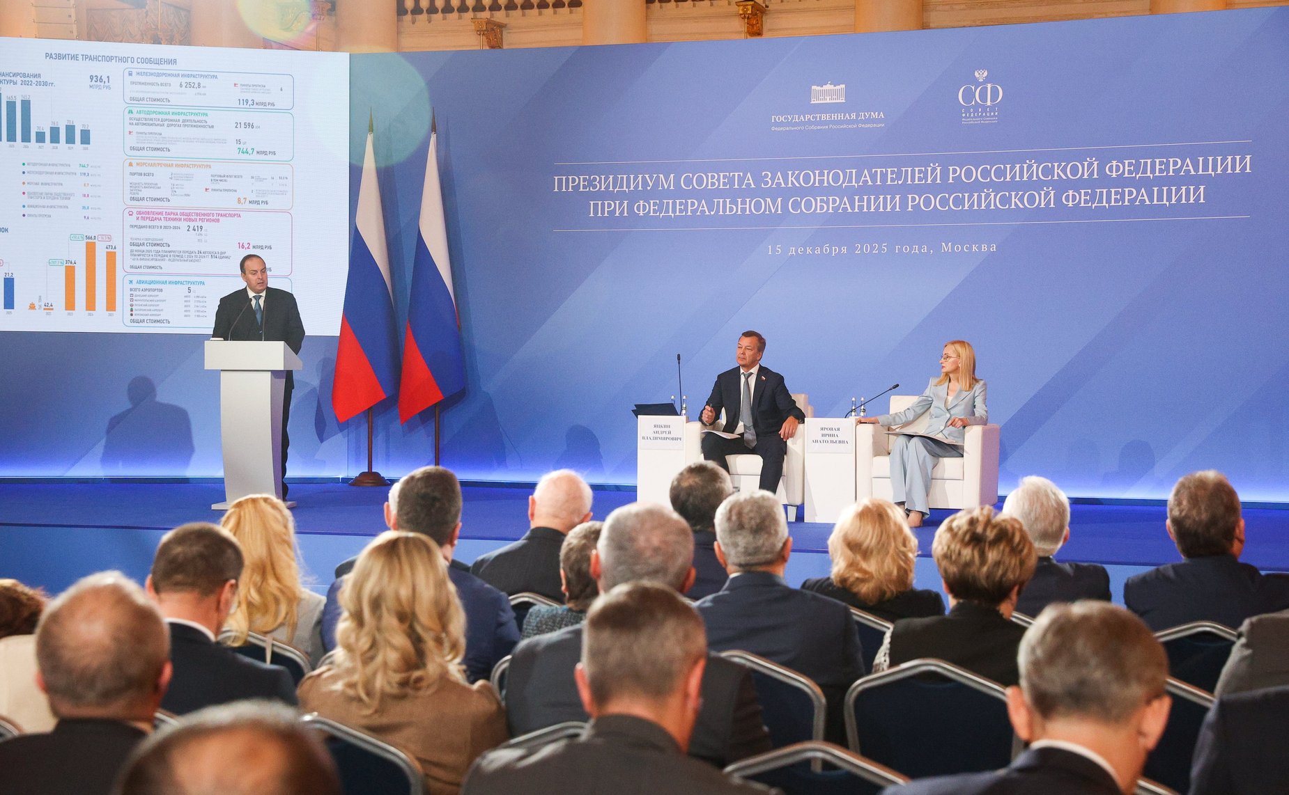 Заседание Президиума Совета законодателей Российской Федерации при Федеральном Собрании Российской Федерации