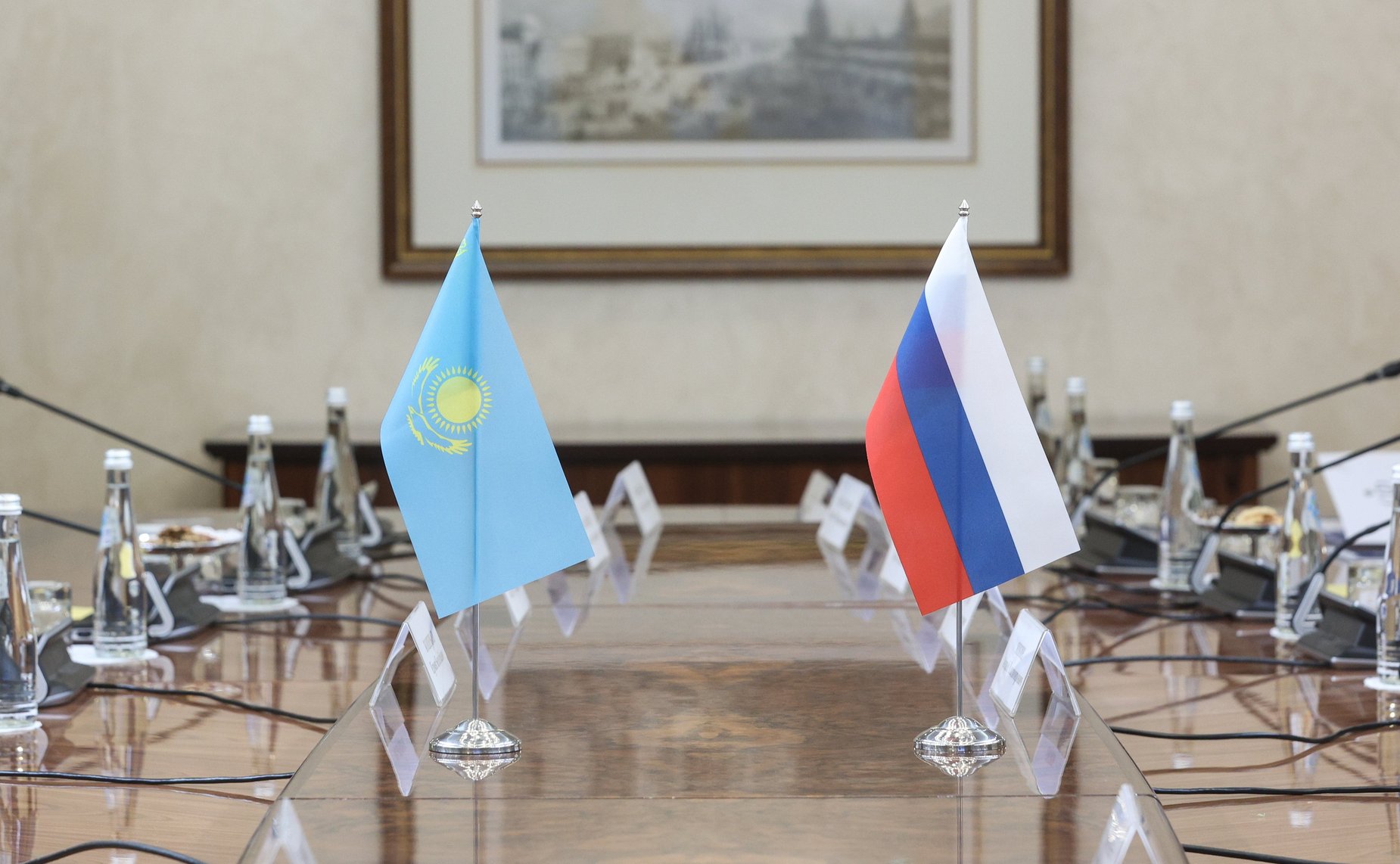 Встреча Председателя Совета Федерации Валентины Матвиенко с Председателем Сената Парламента Республики Казахстан Мауленом Ашимбаевым