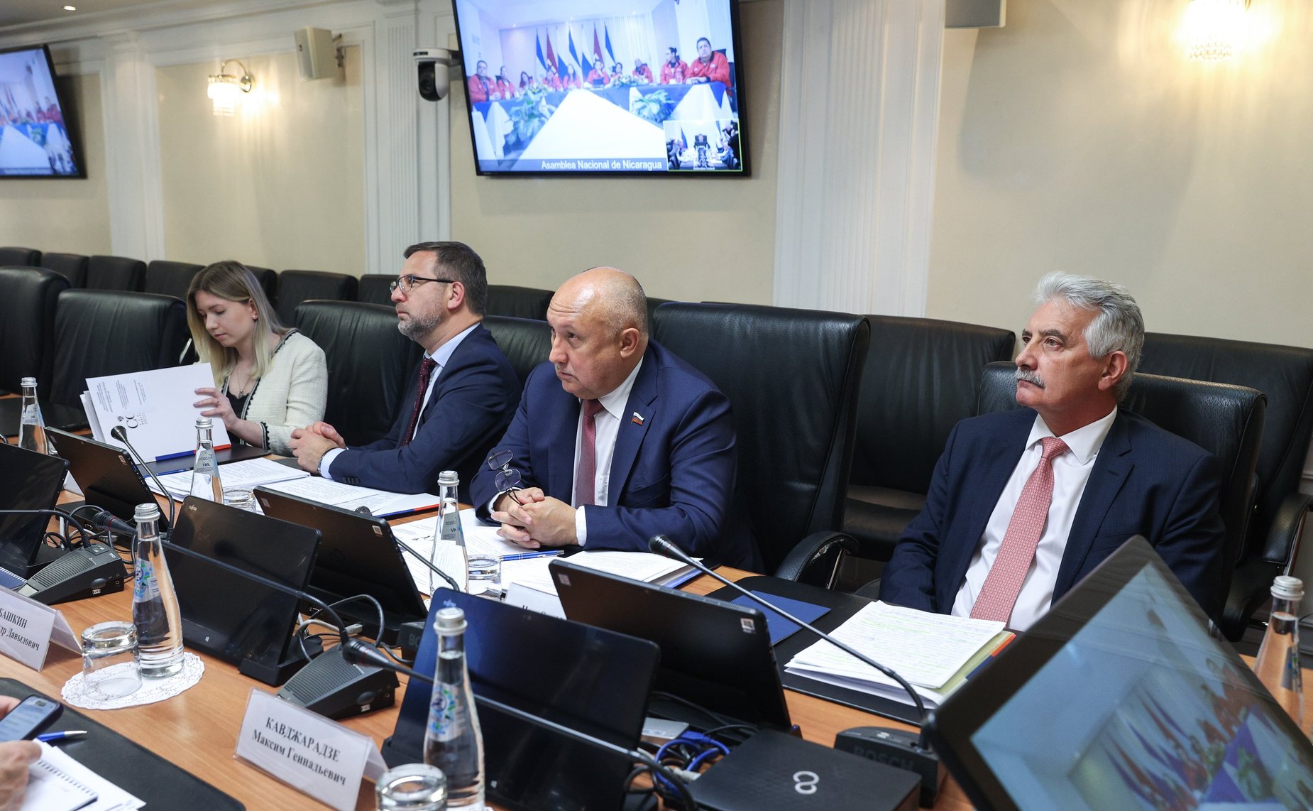 Совместное заседание групп по сотрудничеству Совета Федерации и Национальной ассамблеи Республики Никарагуа