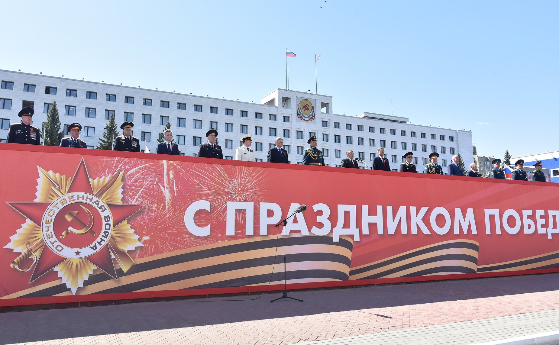 Константин Косачев в Йошкар-Оле принял участие в мероприятиях, посвященных празднованию 77-й годовщины Победы в Великой Отечественной войне