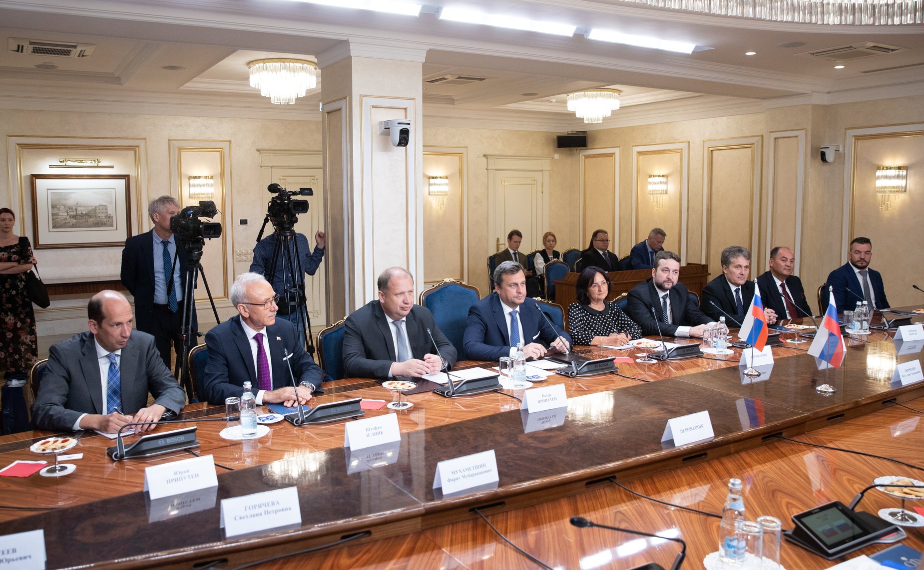 Встреча В. Матвиенко с Председателем Национального совета Словацкой Республики Андреем Данко