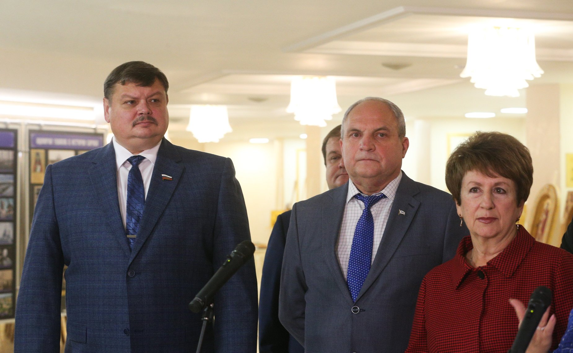 В Совете Федерации открылась выставка «Адмирал Ушаков и небесные покровители Армии и Флота России»