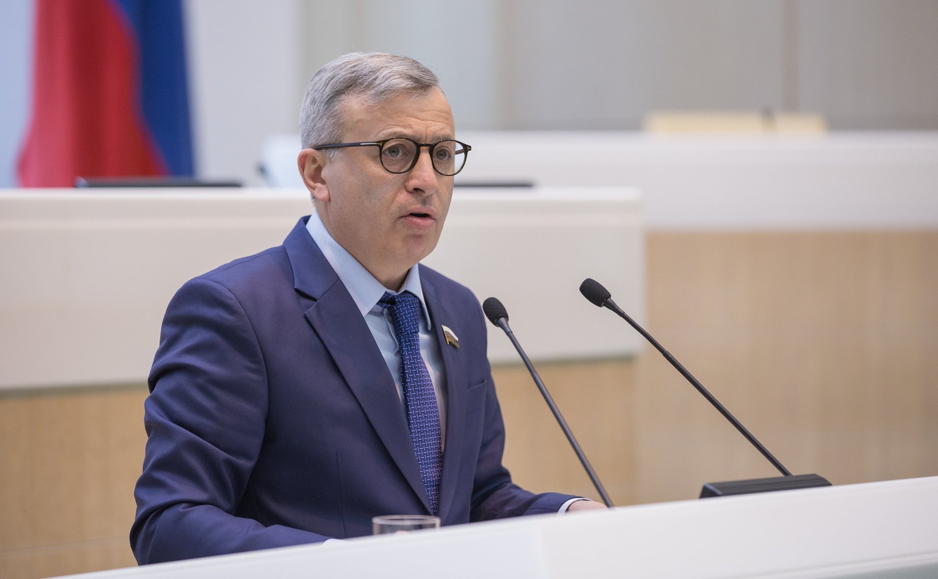 Ульбашев Мухарбий Магомедович выступил на 390-м заседании Совета Федерации