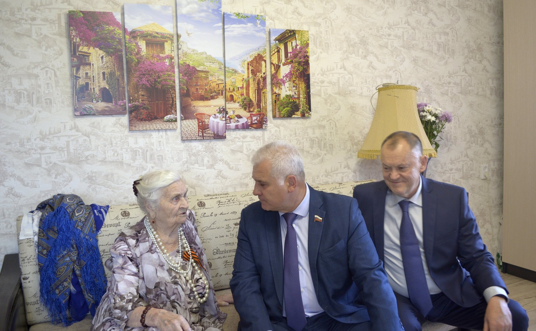 Сергей Мартынов встретился в Йошкар-Оле с ветераном Великой Отечественной войны