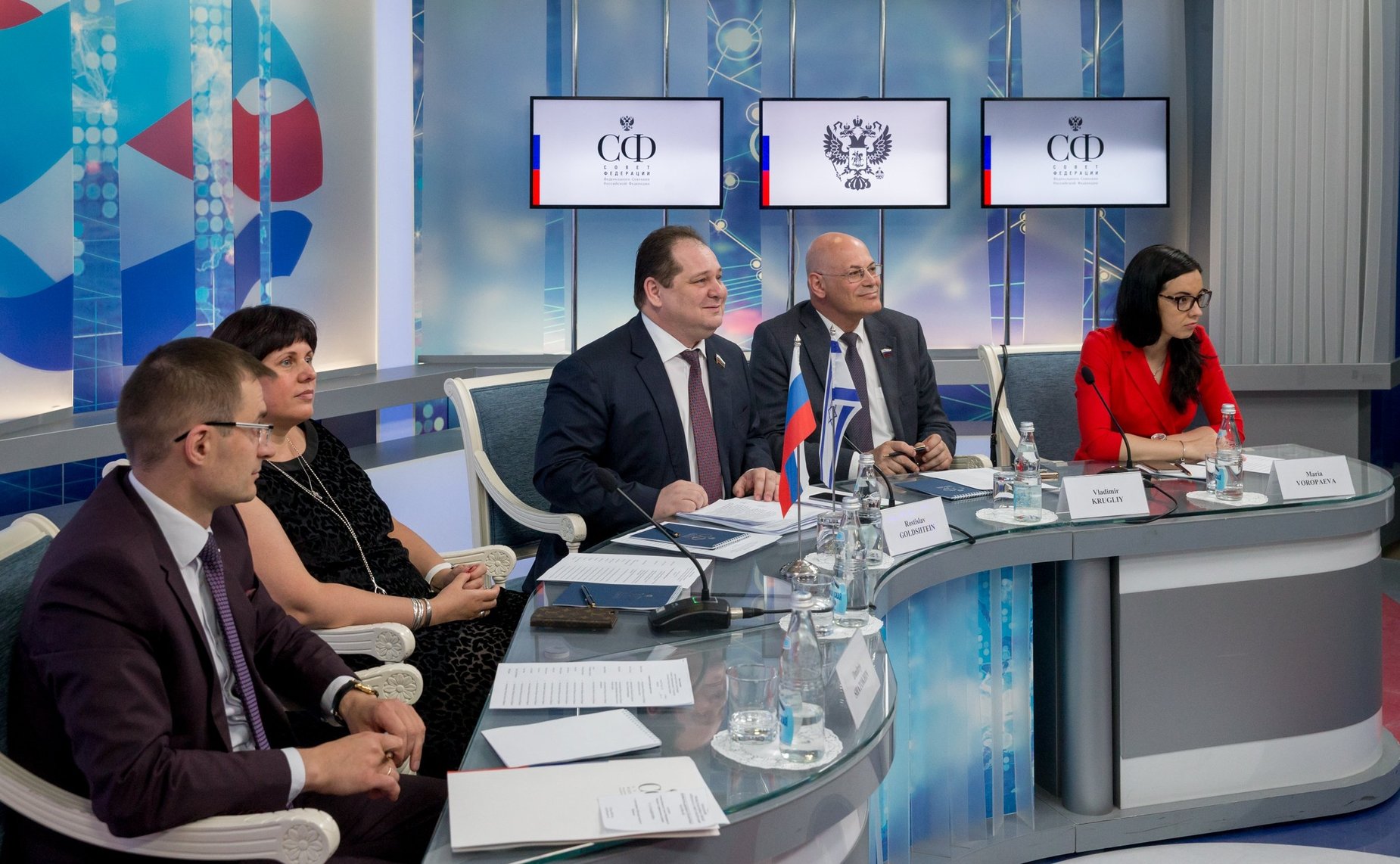 Встреча сенаторов с делегацией школьников-участников проекта «Молодые послы из Израиля»