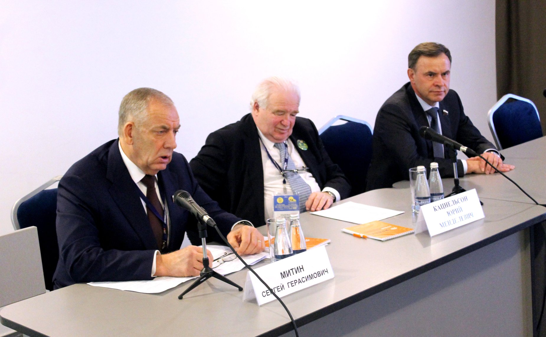 Встреча Сергея Митина и президента Российской Гильдии пекарей и кондитеров Юрия Кацнельсона