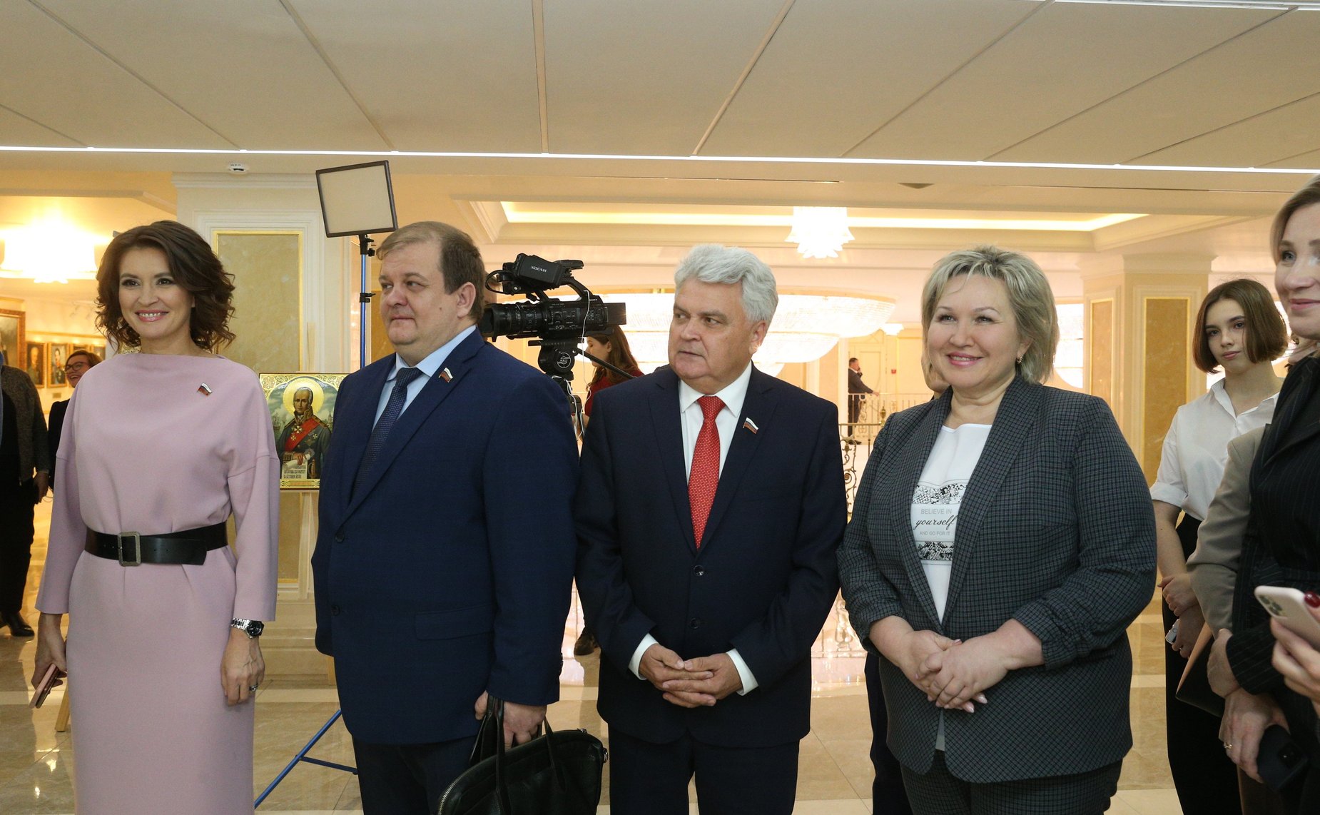 В Совете Федерации открылась выставка «Адмирал Ушаков и небесные покровители Армии и Флота России»